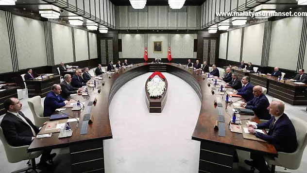 Cumhurbaşkanlığı Kabinesi, Cumhurbaşkanı Recep Tayyip Erdoğan başkanlığında Beştepe'de toplandı.