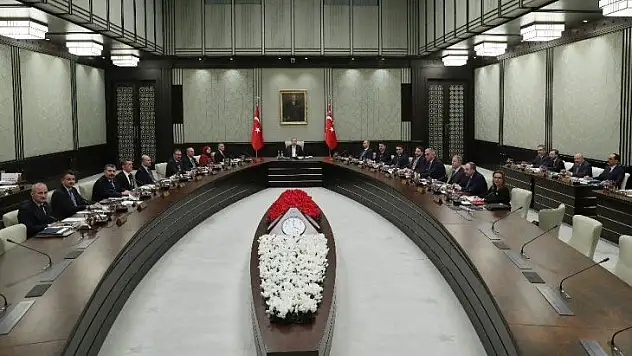 Cumhurbaşkanlığı Kabinesi, Cumhurbaşkanı Erdoğan başkanlığında Beştepe'de toplandı.