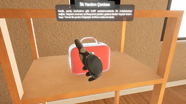 Deprem eğitimi sanal ortamda interaktif hale geldi