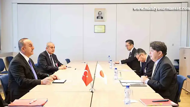 Dışişleri Bakanı Çavuşoğlu, Japon mevkidaşı Hayashi ile görüştü
