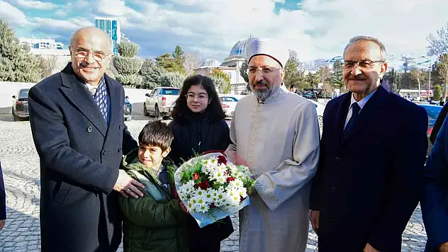 Diyanet İşleri Başkanından Başkan Er'e cami teşekkürü