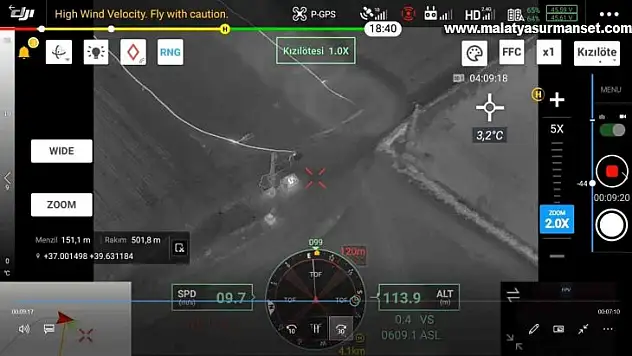 Dronelerle 11 milyon liralık kaçak elektrik önledi