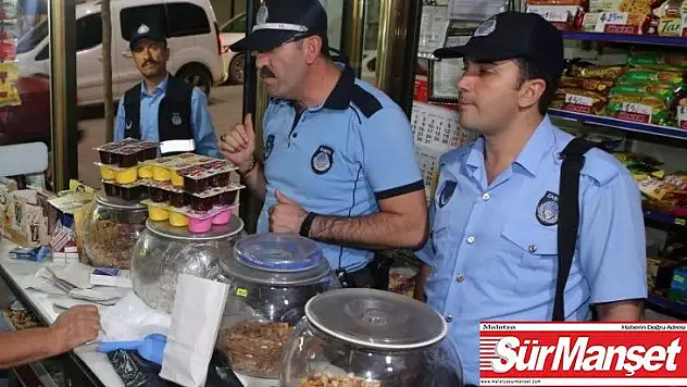 Elazığ'da zabıtalar büfeleri denetledi