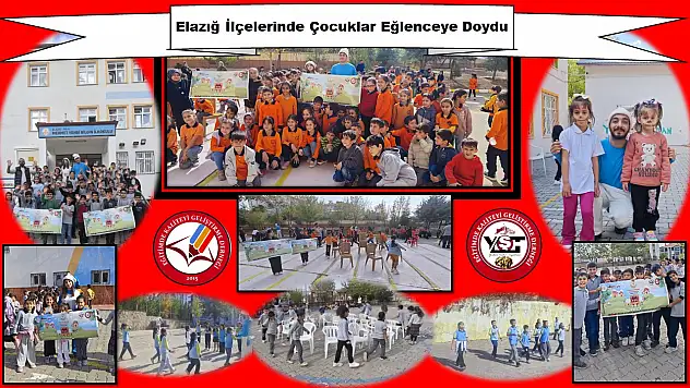 Elazığ İlçelerinde Çocuklar Eğlenceye Doydu...