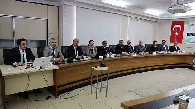 Elazığ Orman Bölge Müdürlüğü'nde planlamalar ele alındı