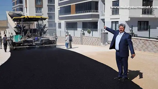 Fıstıklık Mahallesi'nde yollar asfaltlanıyor
