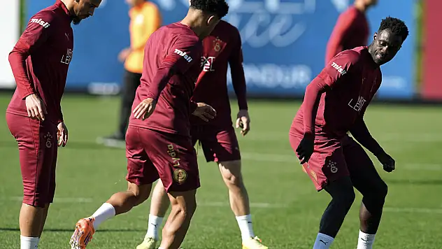 Galatasaray, Trabzonspor maçının hazırlıklarını sürdürdü