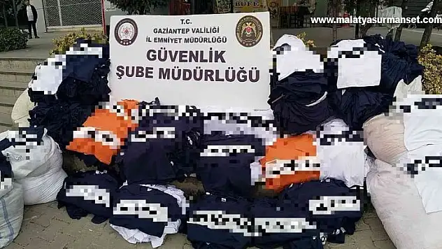 Gaziantep'te 1 milyon TL değerinde taklit ürün ele geçirildi