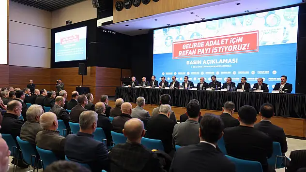 Genel Başkan Yalçın Refah Payı Olmadan Gelir Dağılımı Adil Olamaz