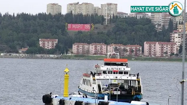 Gökçeada seferlerine fırtına engeli
