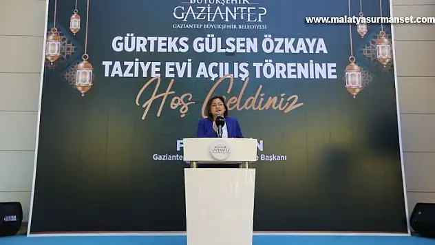 Gülşen Özkaya taziye evi törenle hizmete açıldı