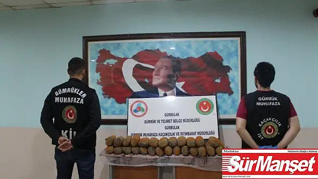 Gürbulak'ta 73 kilogram Afyon sakızı yakalandı