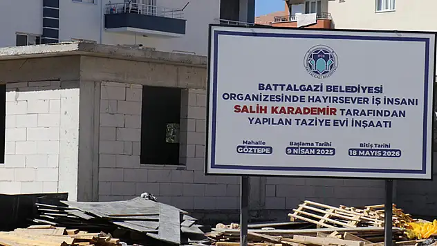 Hayırsever Salih Karademir'den Örnek Davranış 1.000 Kişilik Taziye Evi