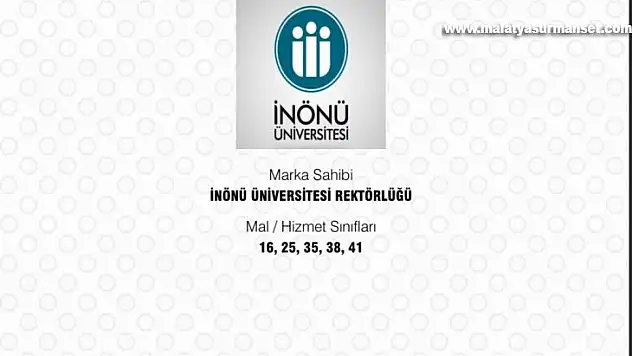 İnönü Üniversitesi'ne 'Marka Tescil Belgesi'
