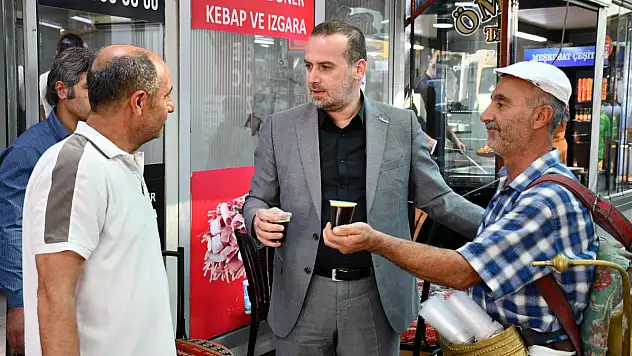 MAGİNDER Başkanı Karademir'den esnafa moral ziyareti