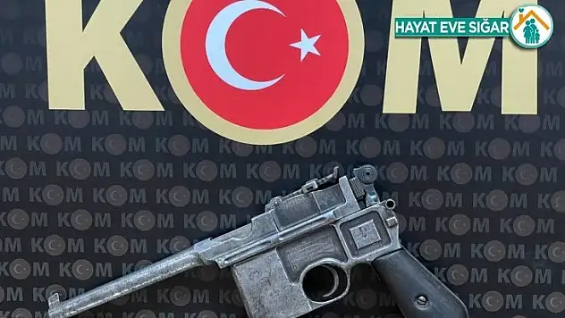 Malatya'da 18. yy ait yarı otomatik tabanca ele geçirildi