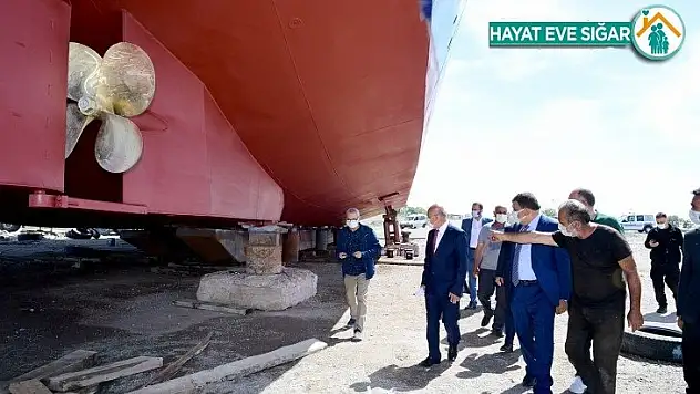 Malatya'da Atabey İskelesindeki feribotlar bakıma alındı