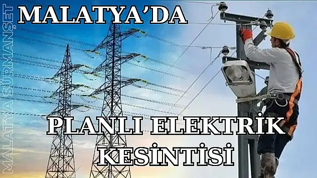 Malatya'da Elektrik Kesintisi