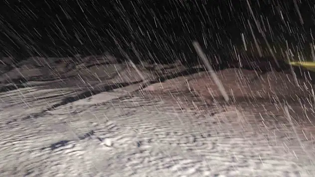 Malatya'da kırsal bölgeler kar altında