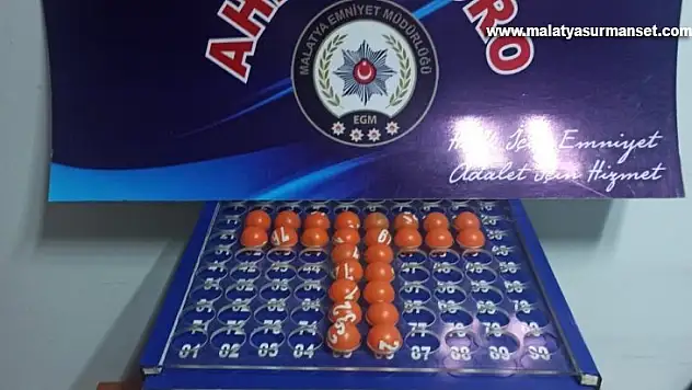 Malatya'da kumar oynayan 17 kişiye ceza