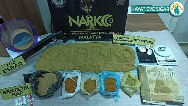 Malatya'da torbacılara baskın