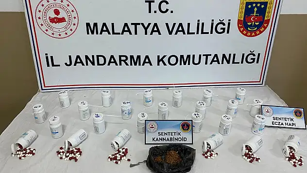 Malatya'da uyuşturucu operasyonu 2 gözaltı