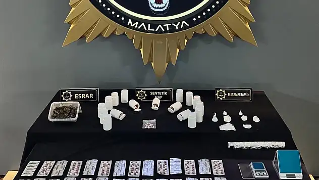 Malatya'da uyuşturucu operasyonu: 14 gözaltı