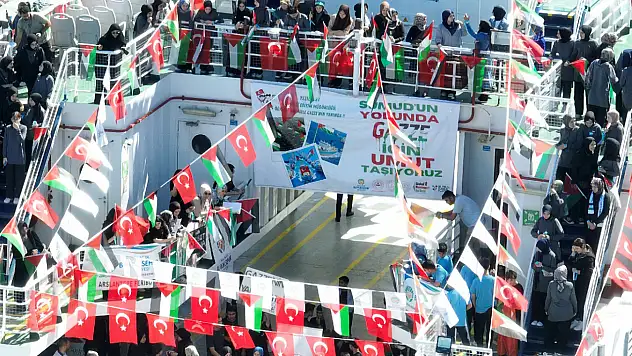 Malatya'dan Gazze'ye ve Küresel Sumud Filosu'na anlamlı destek