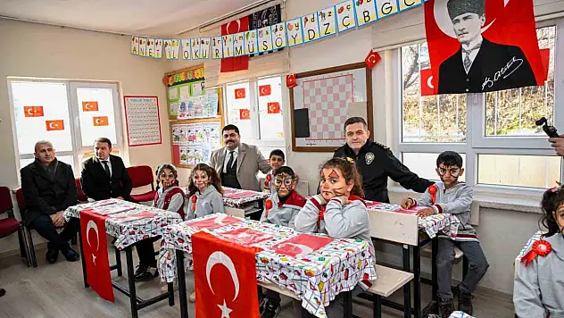 Malatya Emniyeti minik kalplere dokundu