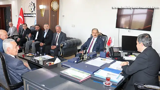 Malatya esnafından MTÜ Rektörü Bentli'ye ziyaret