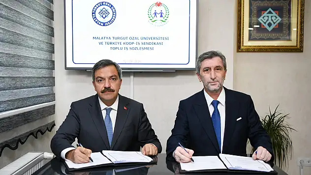 Malatya Turgut Özal Üniversitesi'nde Toplu İş Sözleşmesi İmzalandı