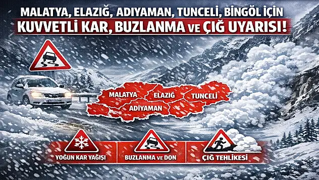 Malatya ve Çevresinde Don ve Buzlanmaya Dikkat