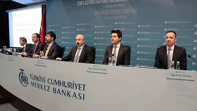 Merkez Bankası, enflasyonun 2020 yılı sonu ve 2021 yılı sonu rakamlarını değiştirmedi