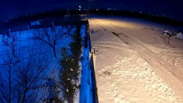 Meteorun düşme anı kamerada