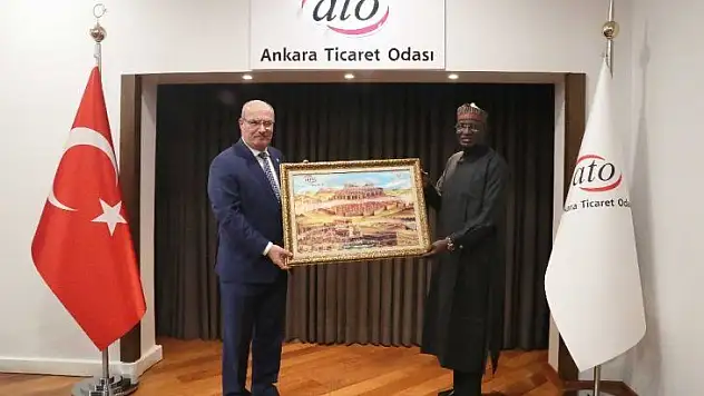 Nijerya Büyükelçisi Paragalda'dan ATO'ya ziyaret