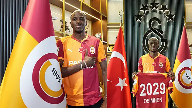 4 Yıllık Dev Sözleşme! Osimhen Artık Galatasaray'ın Oyuncusu