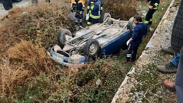 Otomobil Takla Attı 1 Ölü