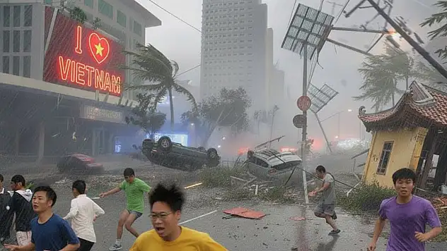 Şiddetli Rüzgâr Beton Direkleri Devirdi, Çatılar Uçtu