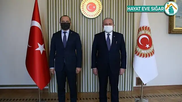 TBMM Başkanı Şentop, TÜRKPA Genel Sekreteri Mamayusupov'u kabul etti