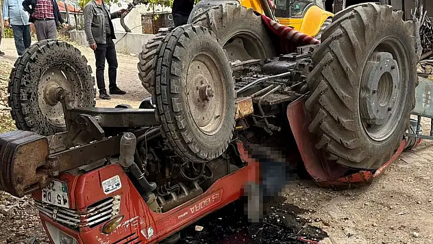 Traktör Devrildi 1 Ölü