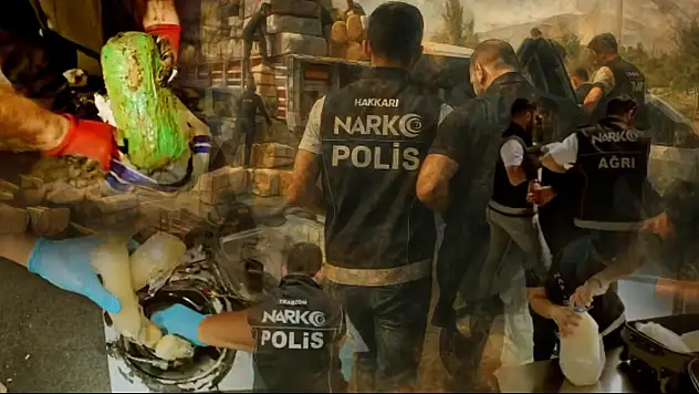 Türkiye'nin 73 İlinde Aynı Anda Uyuşturucu Operasyonu