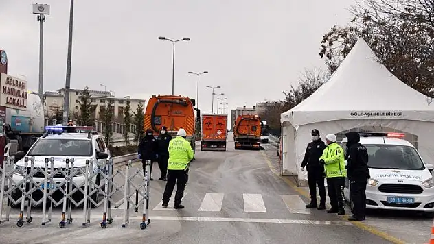 Umreden gelenlerin yerleştirildiği Gölbaşı'ndaki yurtlarda özel dezenfeksiyon