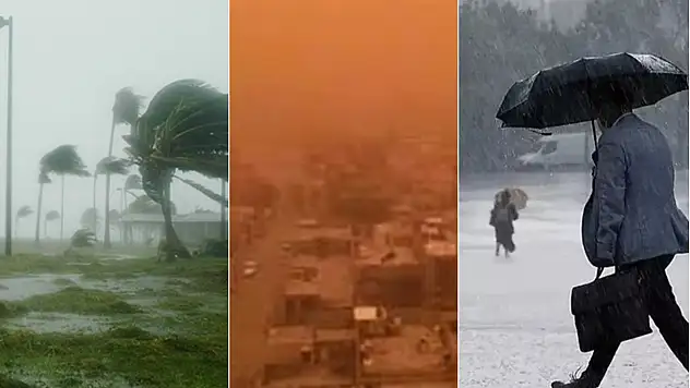 Yağış, fırtına ve toz taşınımına dikkat!