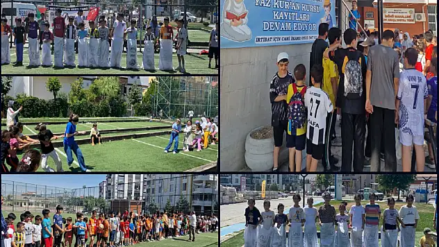 Yaz Kur'an kursu devam ediyor