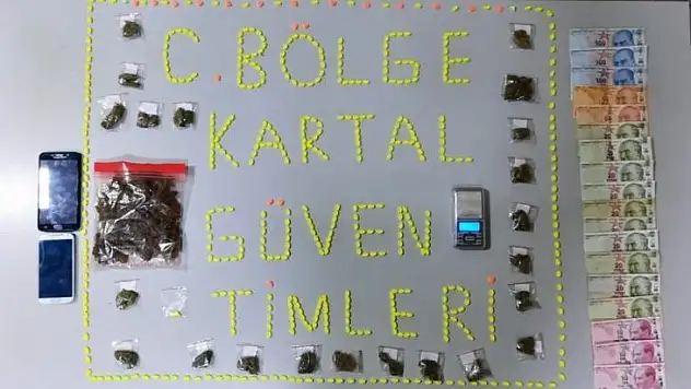 'Yeşil çay' parolasıyla uyuşturucu satan şahsa operasyon