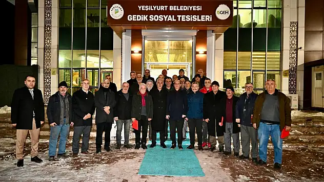 Yeşilyurt'ta yarım asırlık emekler plaketle taçlandırıldı