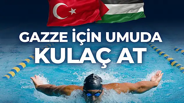 Yeşilyurt'tan Gazze'ye umut dolu kulaç!