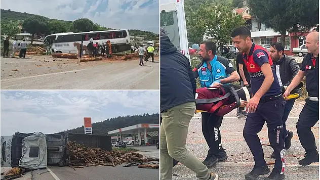 Yolcu Otobüsü ve Kamyon Çarpıştı 8 Ölü 20 Yaralı