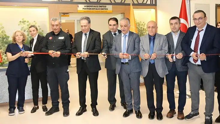 Kapasitesi büyütülen TÖTM hemodiyaliz ünitesi yeni yerinde hizmete açıldı