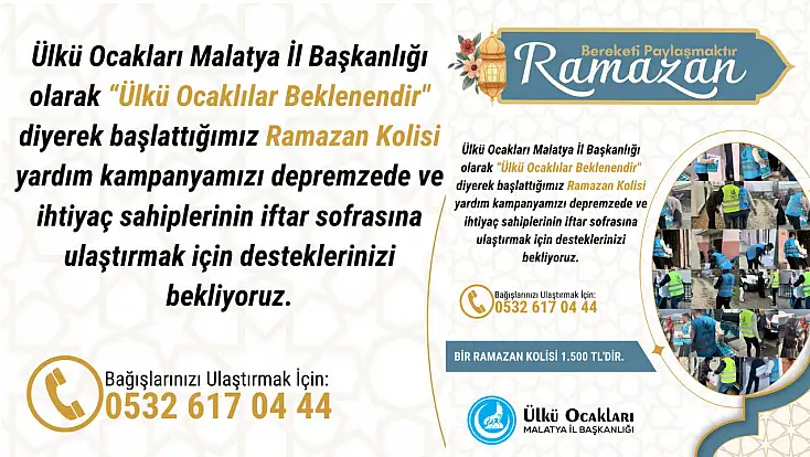 Ramazan Bereketi Paylaşmakla Artıyor